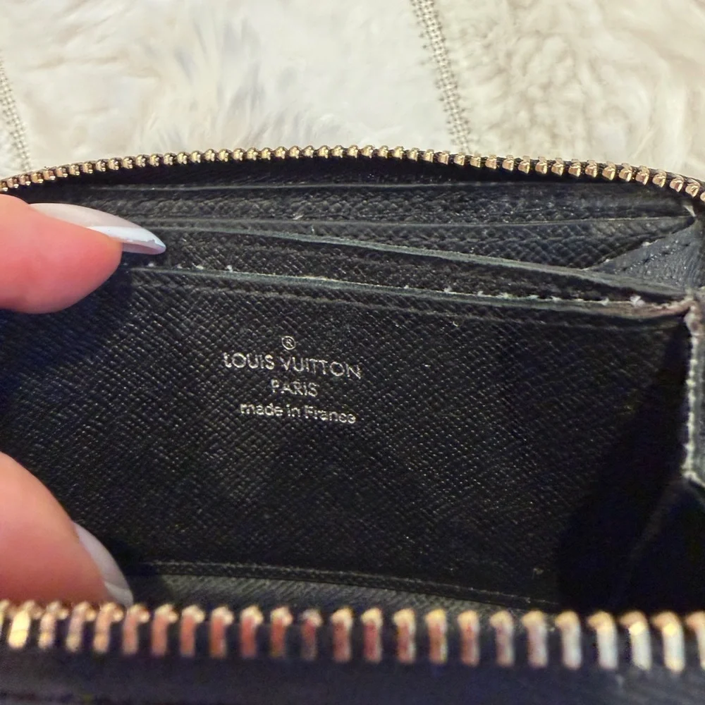 LOUIS VUITTON Damier Graphite coin purse Wallet Case /card holder « Authentic